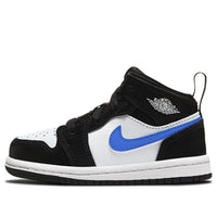 (TD) Air Jordan 1 Mid 'Blue Black White' 640735-084