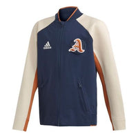 (GS) adidas Training Woven Jacket Big Boys Navy Blue ED6414
