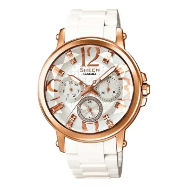 CASIO Female SHEEN Japan / South Korea Fashion Quartz Analog SHE-3035-7A