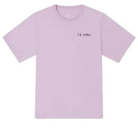 (WMNS) Converse Summer Verbiage T-Shirt Asia Sizing 'Purple' 10027223-A02