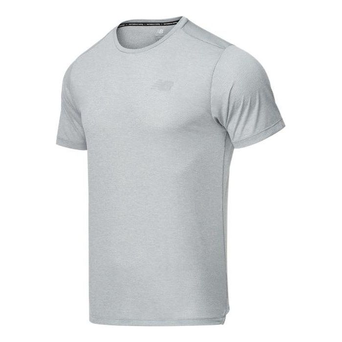 New Balance Impact Run Short Sleeve Asia Sizing 'Athletic Grey' MT21262-AG