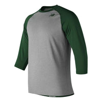 New Balance Baseball Raglan Top Asia Sizing 'Team Dark Green' TMMT601-TDG