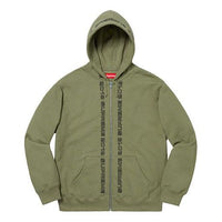 Supreme SS19 Topline Zip Up Sweatshirt logo SUP-SS19-10376