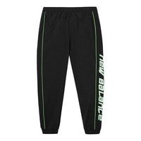New Balance Trendy Apparel Pants Asia Sizing 'Black Green' AMP03322-BK