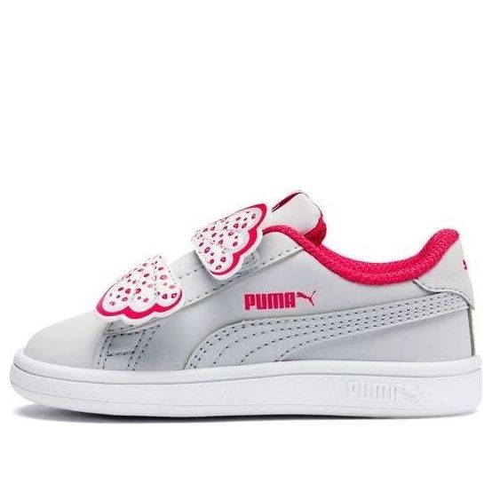 (TD) PUMA Smash v2 Butterfly AC Sneakers Grey/Red 370096-04