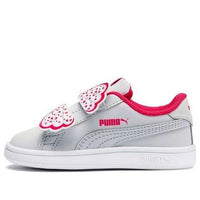 (TD) PUMA Smash v2 Butterfly AC Sneakers Grey/Red 370096-04