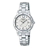 CASIO SHEEN Quartz Stainless Steel Strap White Analog SHE-4021D-7A