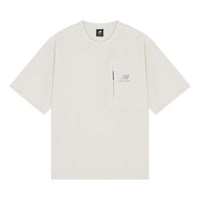New Balance Logo Print Tee Asia Sizing 'White' AMT22371-CFO