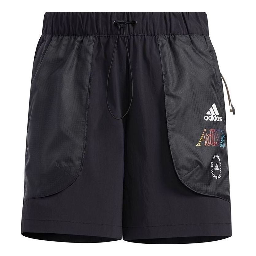 (WMNS) adidas Woven Shorts Asia Sizing 'Black' HB6596