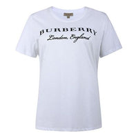 Burberry Logo Printing Round-neck White 40612471
