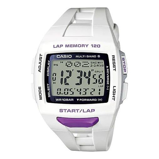 Casio Retro Classic Solar Energy Digital Watch 'White Purple' STW-1000-7JH