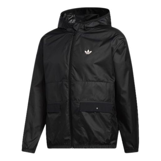 adidas originals Light Wndbrkr Windproof Slim Fit Sports Jacket Black GD3541