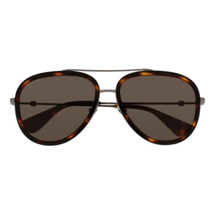 Gucci Side Small Bee Series Business travel Version Lens aviator Sunglasses Black GG0062S-002