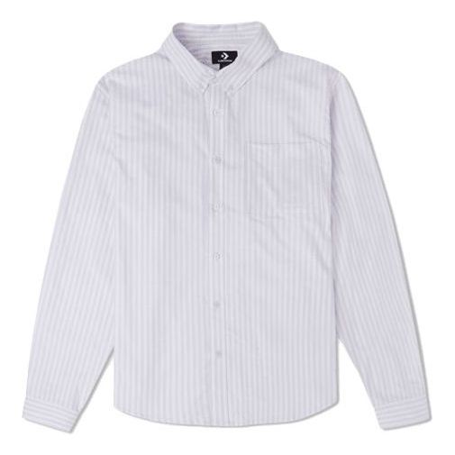 Converse Oxford Shirt Stripe Asia Sizing 'Vapor Violet' 10024884-A01