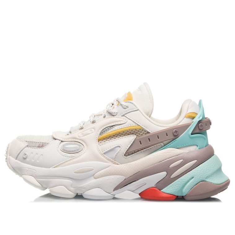 (WMNS) Li-Ning Countflow Alien Silk Road MiYuSiLu x Dunhuang Museum 'Grey White' AGLQ162-3