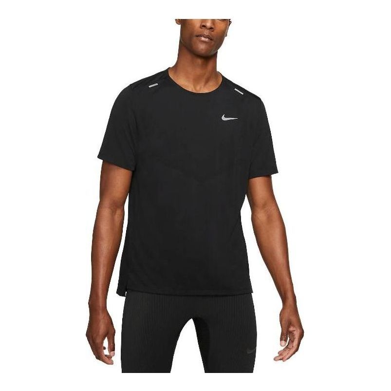 Nike Dri-FIT Rise 365 Short-Sleeve Running T-Shirt 'Black' CZ9184-013