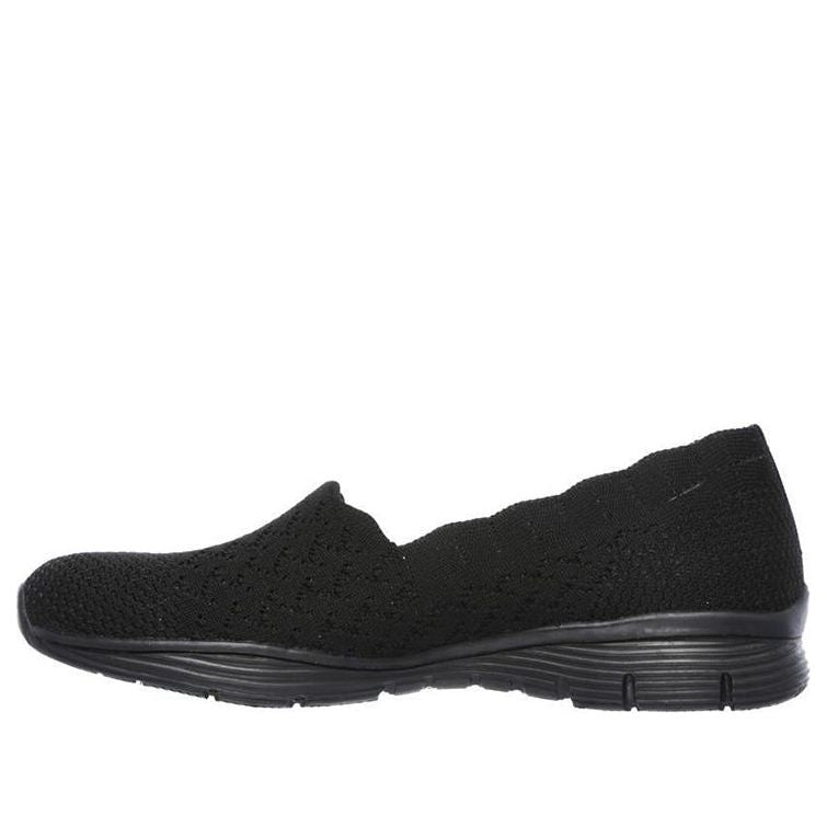 (WMNS) Skechers Modern Comfort Slip-on Shoes 'Triple Black' 49481-BBK