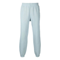 Men's adidas originals Solid Color Loose Bundle Feet Sports Pants/Trousers/Joggers Blue HC4537