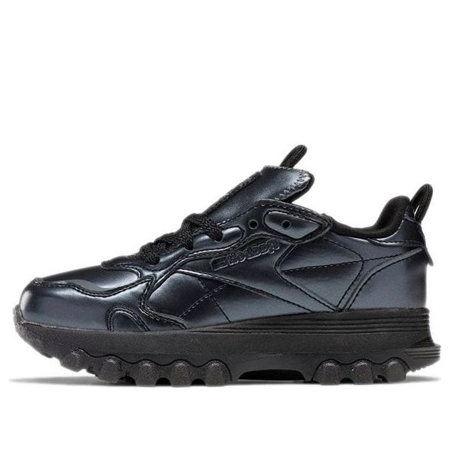 (PS) Reebok Cardi B x Classic Leather 'Black Dark Silver' HR0444