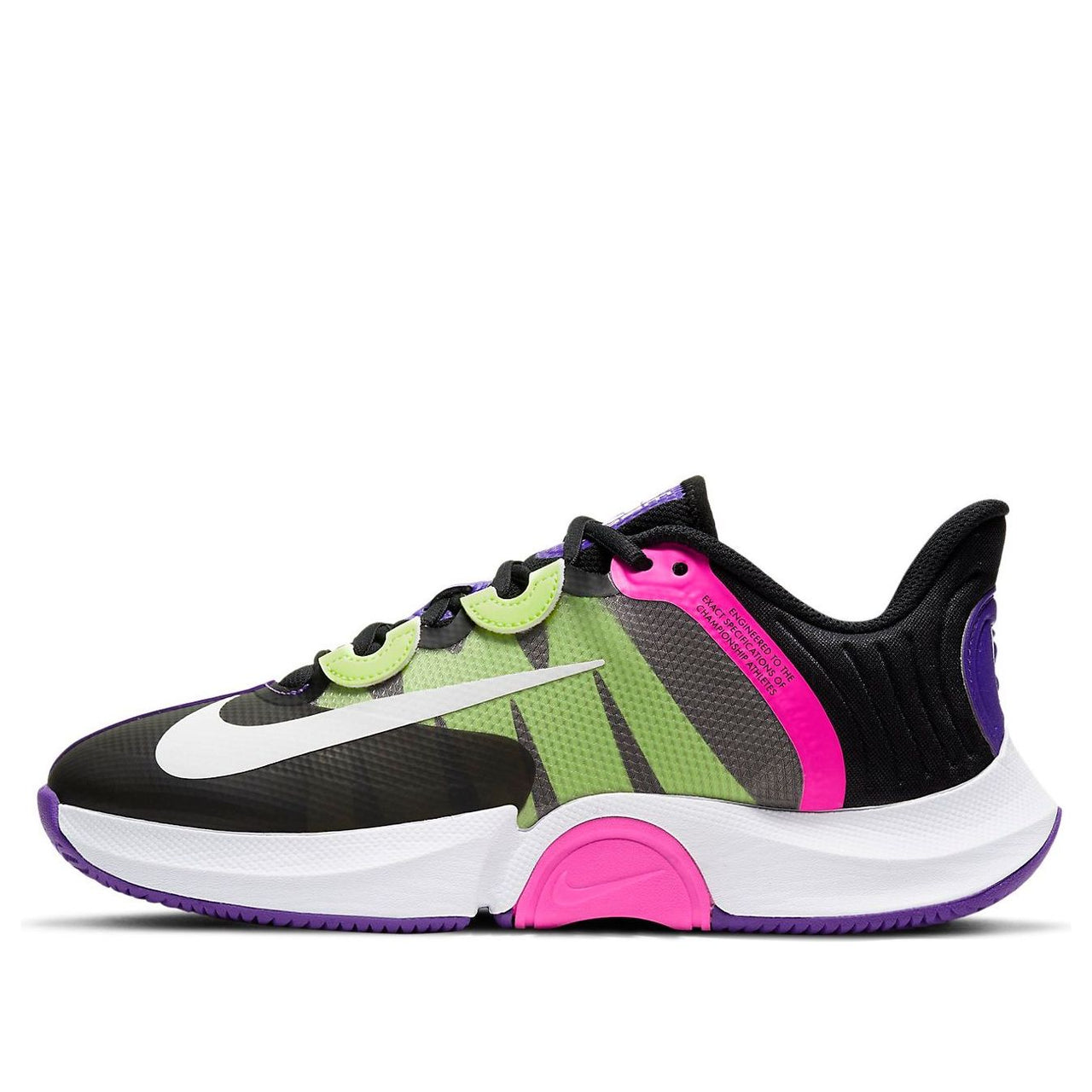 (WMNS) Nike Court Air Zoom GP 'Fierce Purple Liquid Lime' CK7580-002
