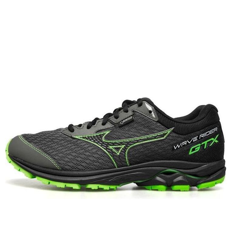 Mizuno Rider GTX Black/Green J1GC187905