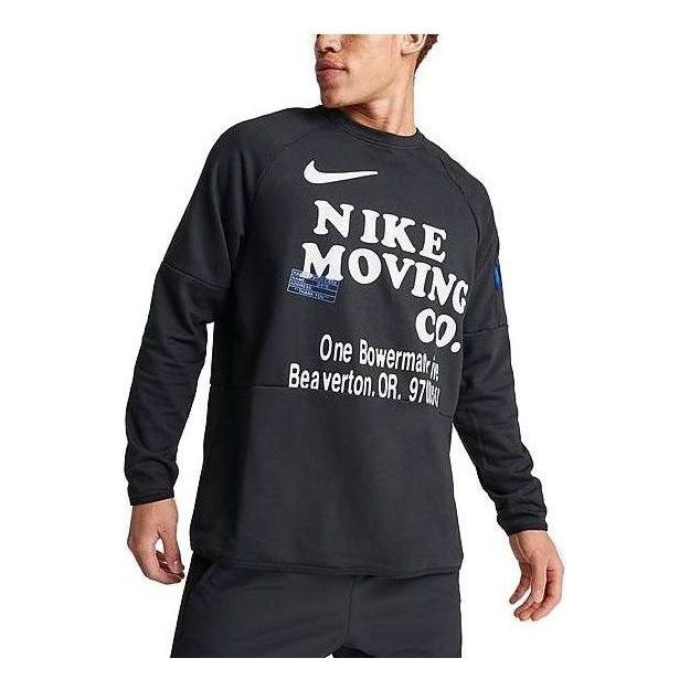 Nike Dri-FIT Dry Moving Co Long Sleeve T-Shirt 'Black' DX0902-010
