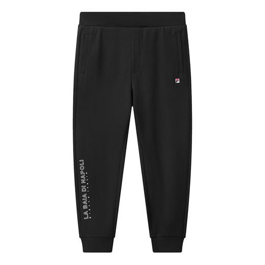 FILA Casual Loose Sports Bundle Feet Pants Black F11M118609F-BK