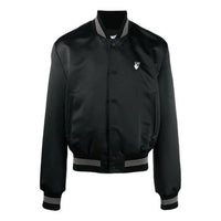 Off-White SS21 Casual Logo Printing Jacket Black OMEA267S21FAB0011001