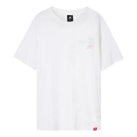New Balance Round Neck Short Sleeve White AMT01564-WT