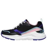 (WMNS) Skechers Rovina Low-Top Black/Purple 155011-BKPR