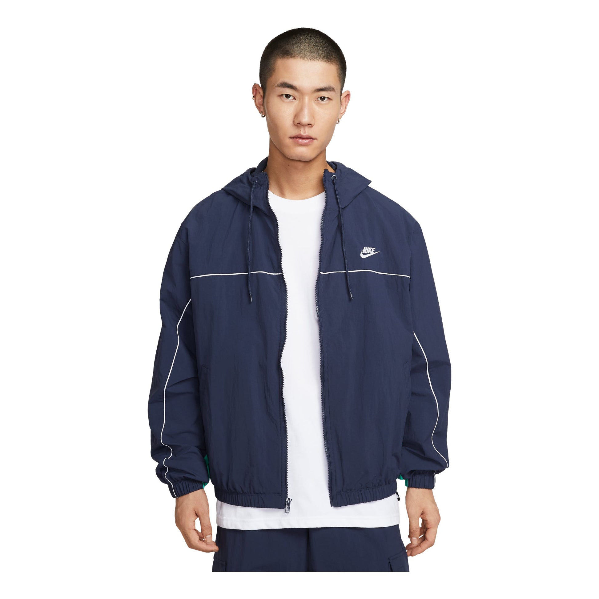 Nike Club Hooded Loose-Fit Jacket 'Obsidian' HJ2013-451