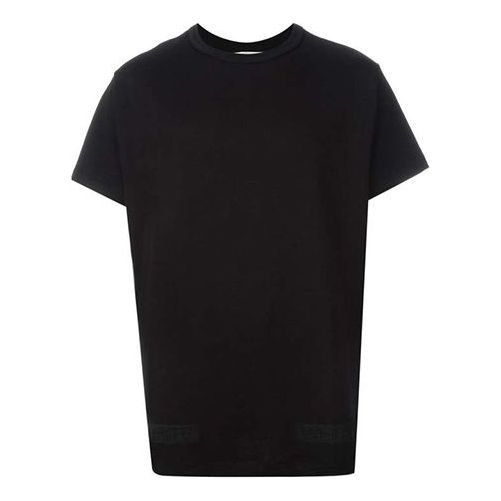 Men's Off-White Orange Black T-Shirt OMAA002S160010141019