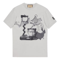 Gucci Cotton Jersey Printed T-shirt 'Light Grey' 771758-XJGIB-1128