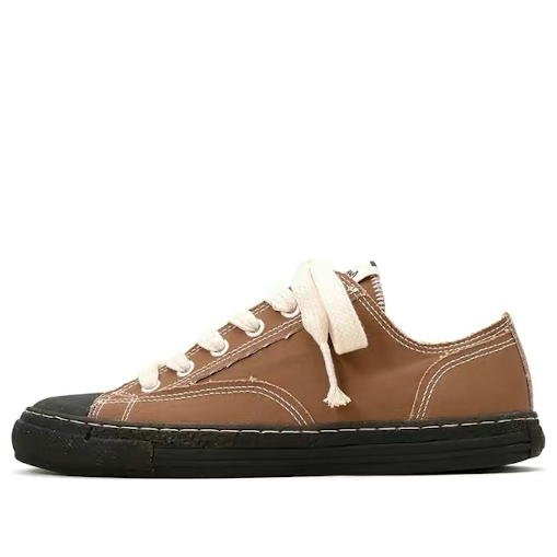 Maison MIHARA YASUHIRO PAST Sole 6 Hole Low-top Sneaker 'Brown' A07FW502-BRN