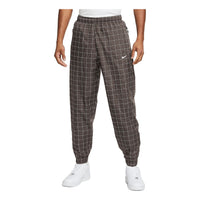 Nike Lab Reflective Plaid Casual Bundle Feet Long Pants Gray DA0328-081