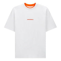 Men's Converse All Star Casual Round Neck Short Sleeve White 10019592-102