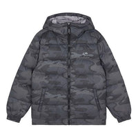 New Balance Sport Printed Logo Puffer Jacket Asia Sizing 'Black Camo' AMJ13335-BM