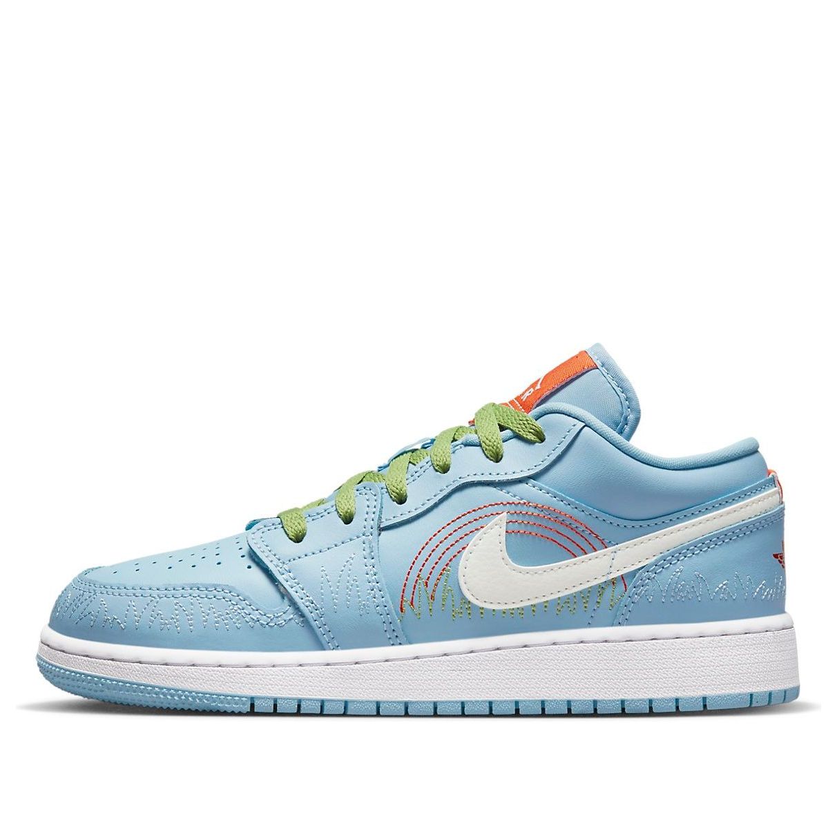 (GS) Air Jordan 1 Low SE 'Blue Stitch' DO8227-400