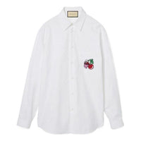 Gucci Maxi GG Oxford Cotton Shirt 'White' 782498-ZAQH1-9692