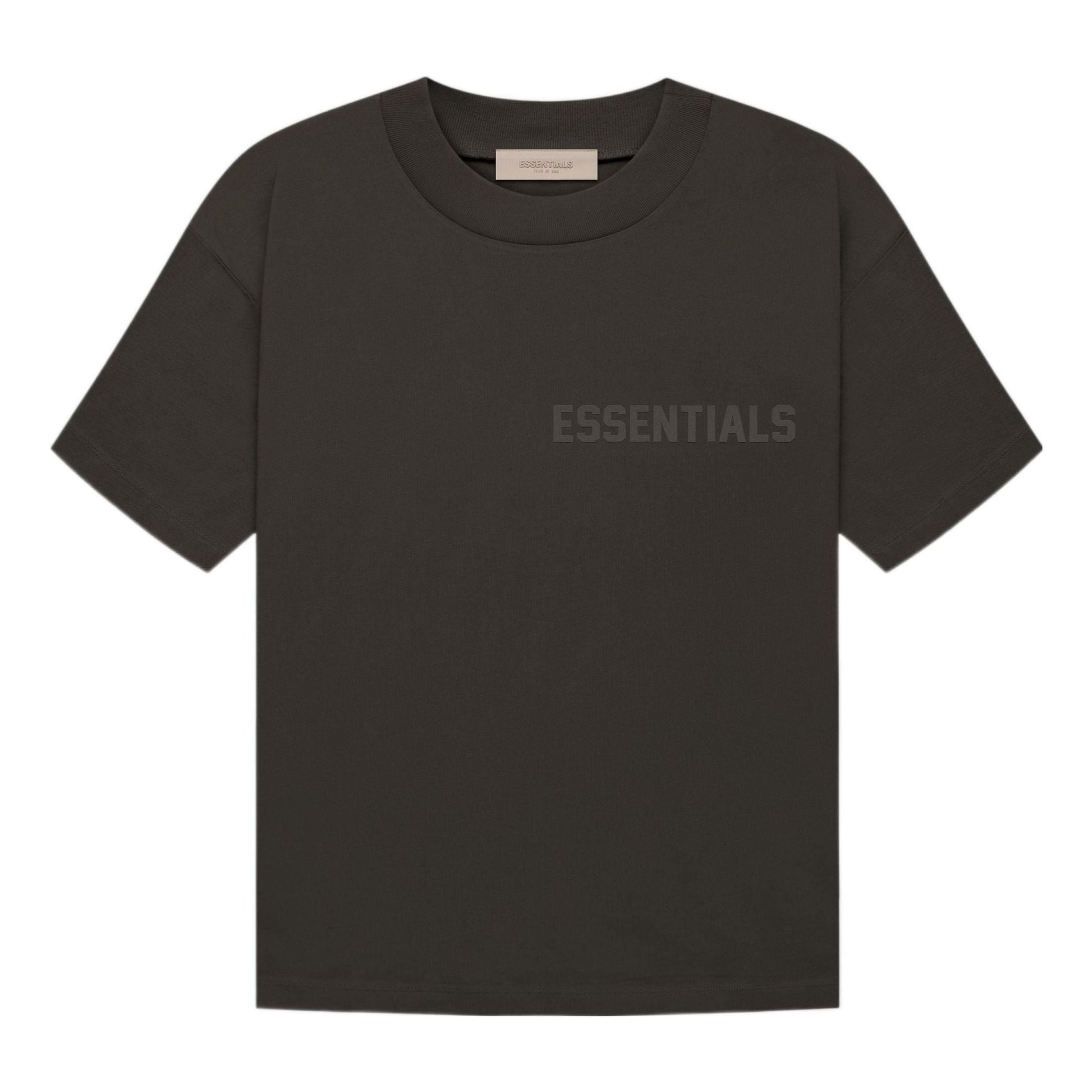Fear of God Essentials FW22 Short Sleeve Tee 'Off Black' FOG-FW22-382