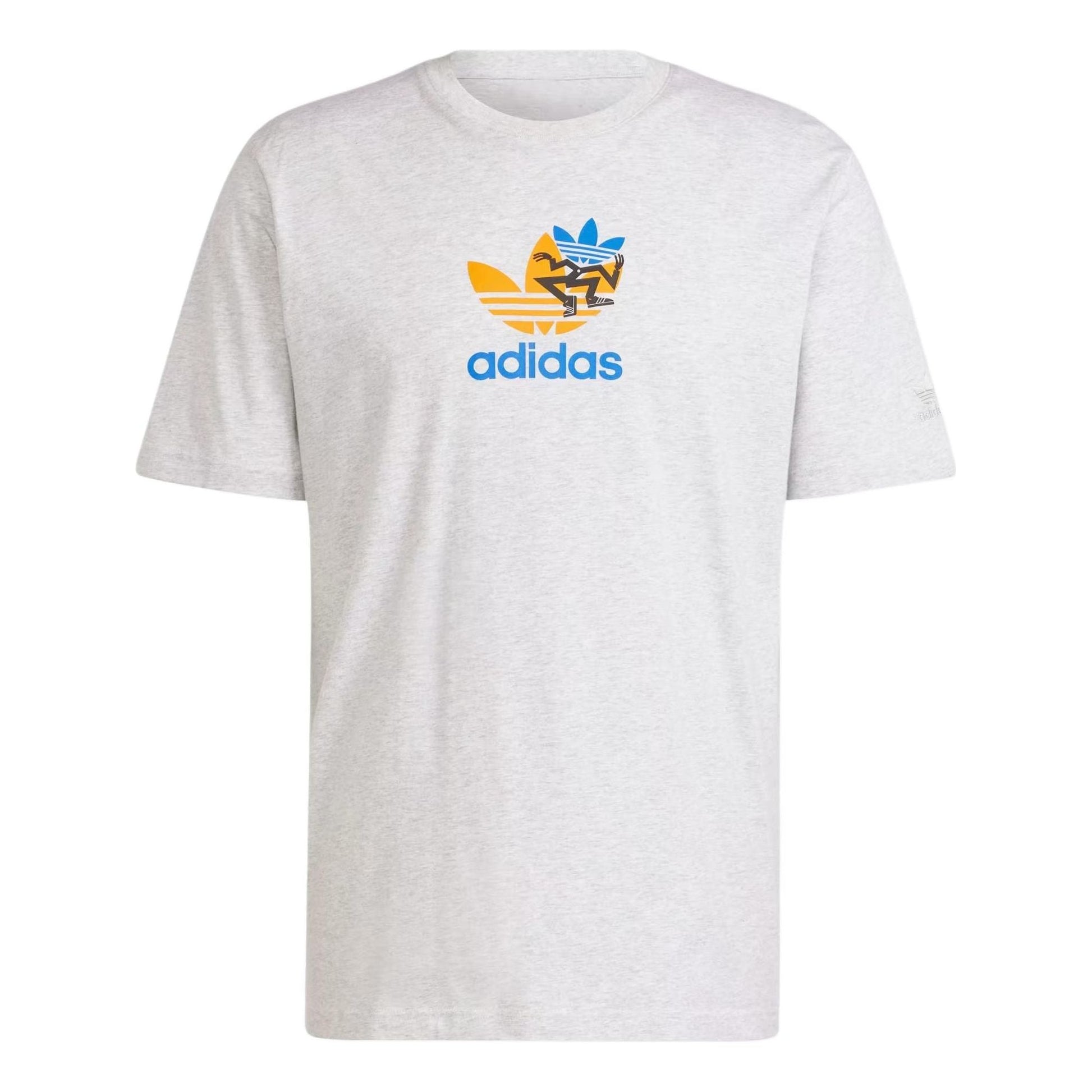 adidas Lifestyle Training Supply T-shirt Asia Sizing 'Light Grey' IS2912