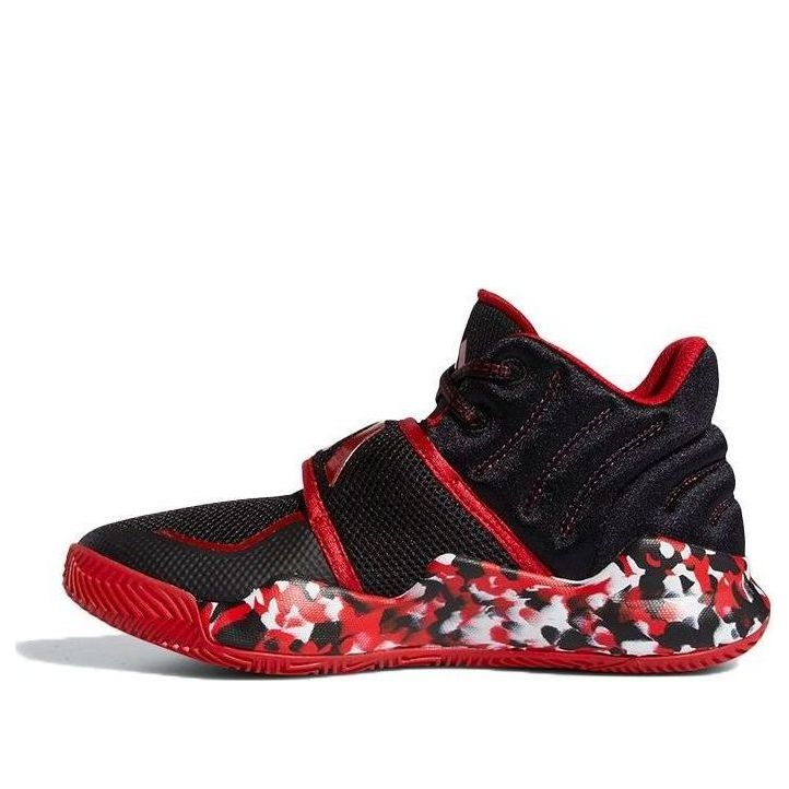 (GS) adidas Deep Threat J Black/Red FV8634