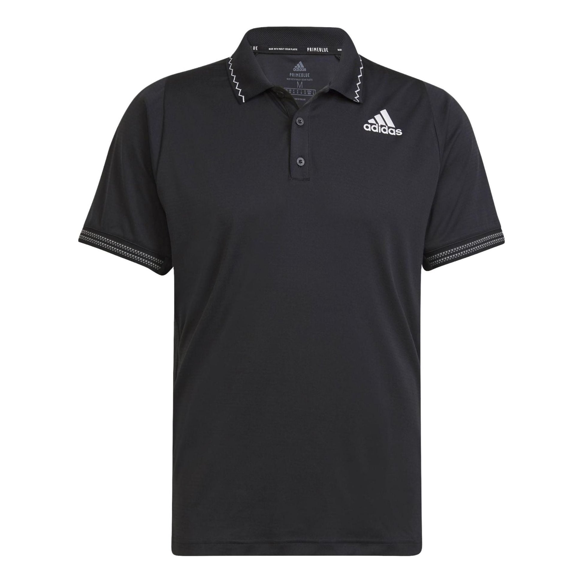 adidas Tennis Freelift Primeblue Polo Shirt 'Black' H50264