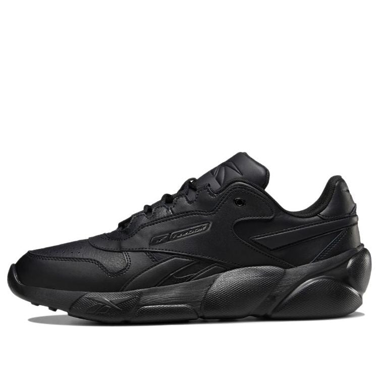 Reebok Premier Classic Leather Stylish Wear-Resistant Sports Black DV8606