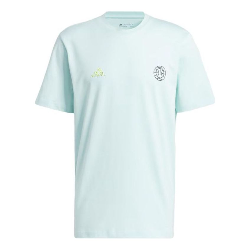 adidas Sustainability Hoops T-Shirt Asia Sizing 'Teal' IM4608