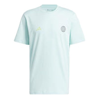 adidas Sustainability Hoops T-Shirt Asia Sizing 'Teal' IM4608