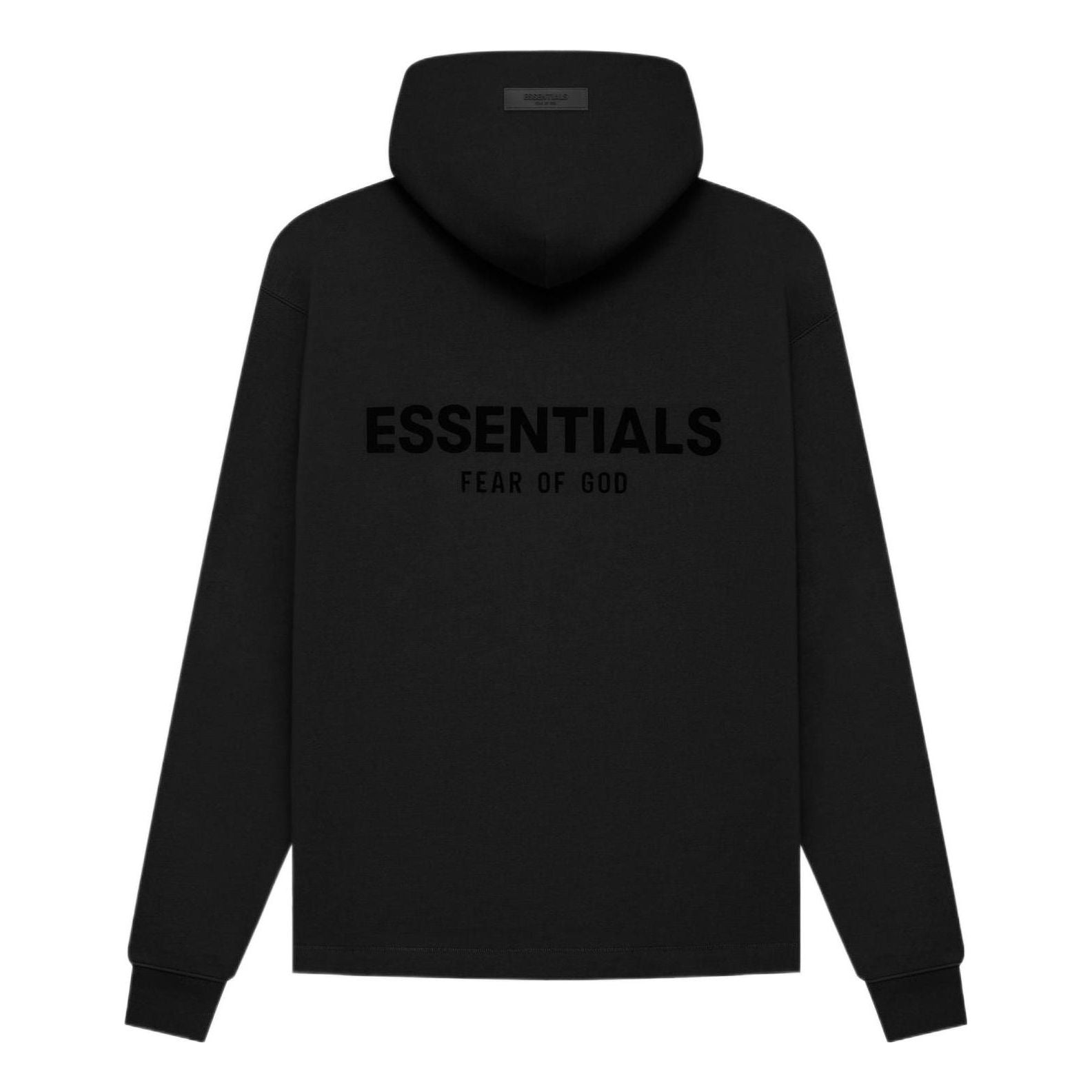 Fear of God Essentials SS22 Relaxed Stretch Limo Hoodie 'Black' FOG-SS22-334