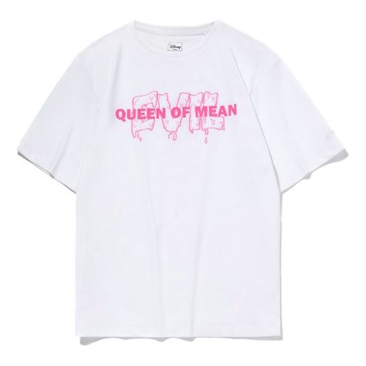 (WMNS) Li-Ning x Disney Subject Printing Short Sleeve Tee 'White Pink' AHSQ372-2