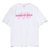 (WMNS) Li-Ning x Disney Subject Printing Short Sleeve Tee 'White Pink' AHSQ372-2