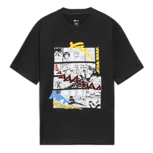 Li-Ning x Star Wars Comic Graphic T-shirt 'Black' AHSS573-3